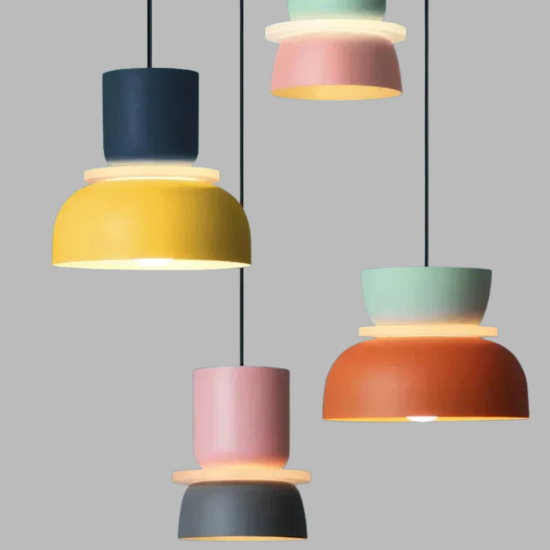 Suspension scandinave pastel – Luminaire suspendu moderne
