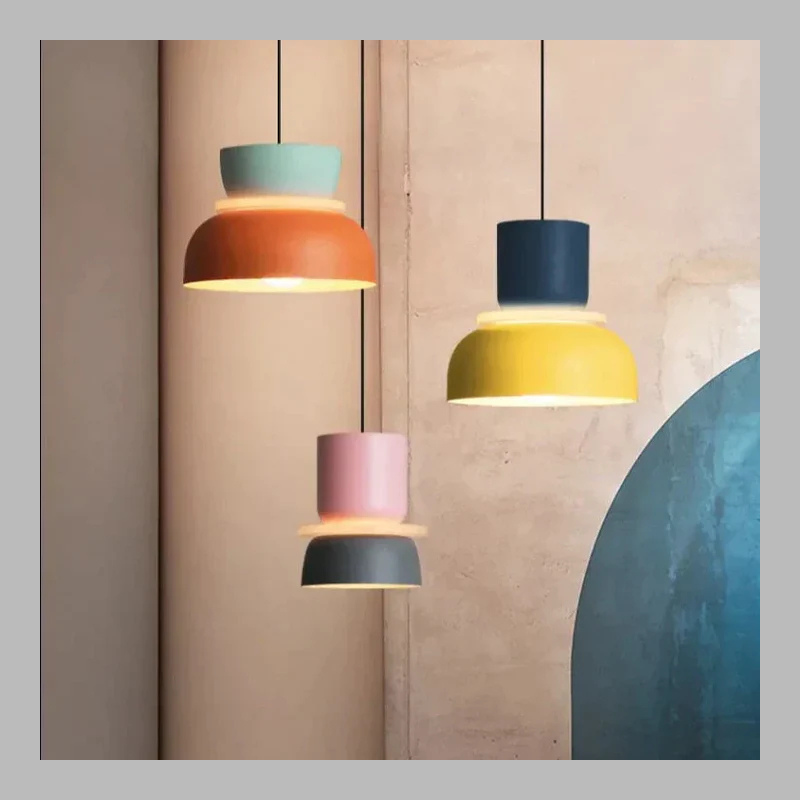 Suspension scandinave pastel – Luminaire suspendu moderne