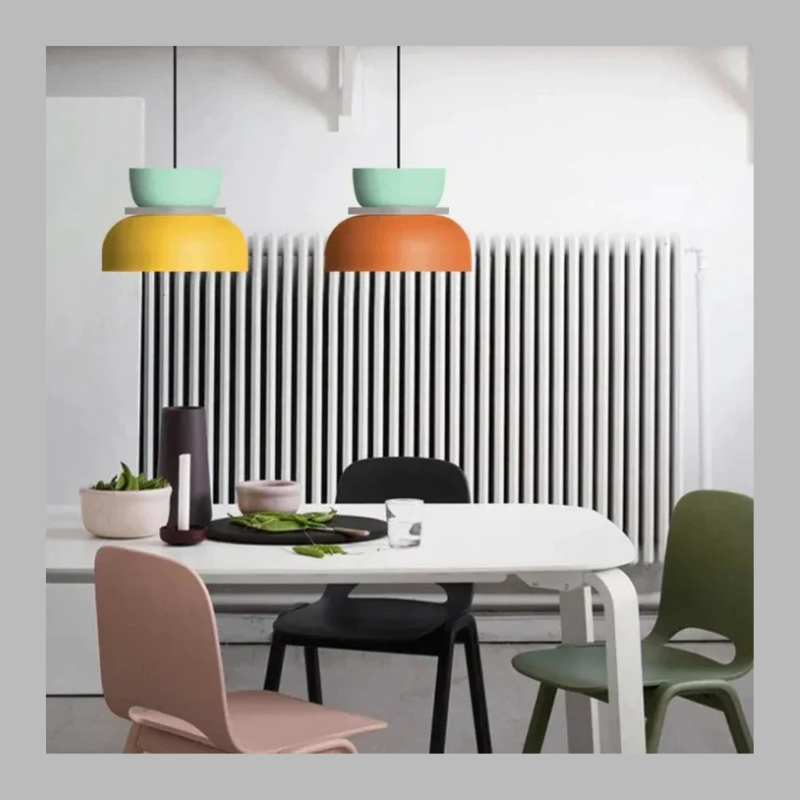 Suspension scandinave pastel – Luminaire suspendu moderne