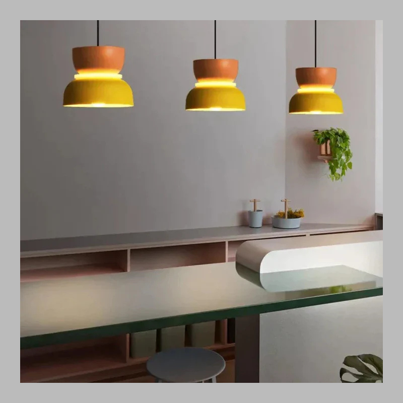 Suspension scandinave pastel – Luminaire suspendu moderne