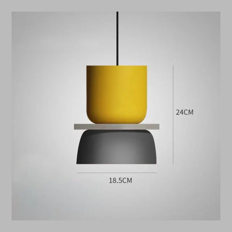 Suspension scandinave pastel – Luminaire suspendu moderne