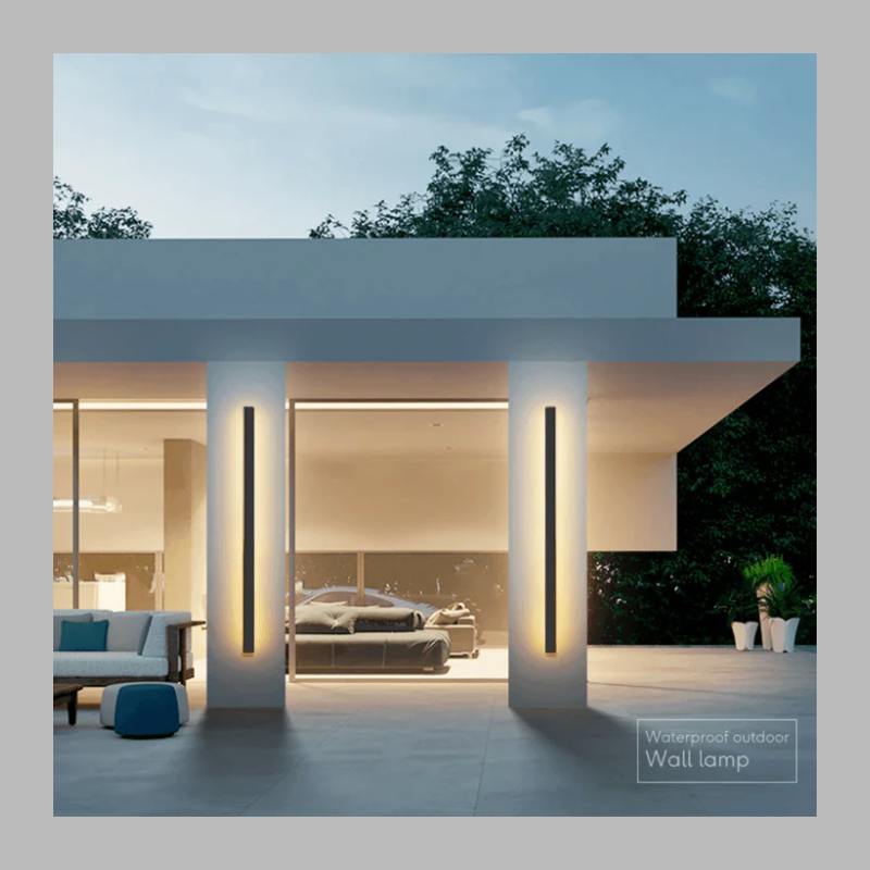 Applique murale d'extérieur LED ultra-moderne et étanche – Éclairage extérieur élégant