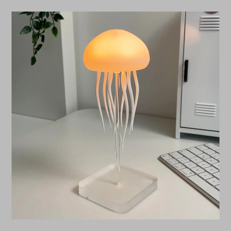 Lampe LED colorée et intelligente en forme de méduse – Lumière d'ambiance dansante fascinante
