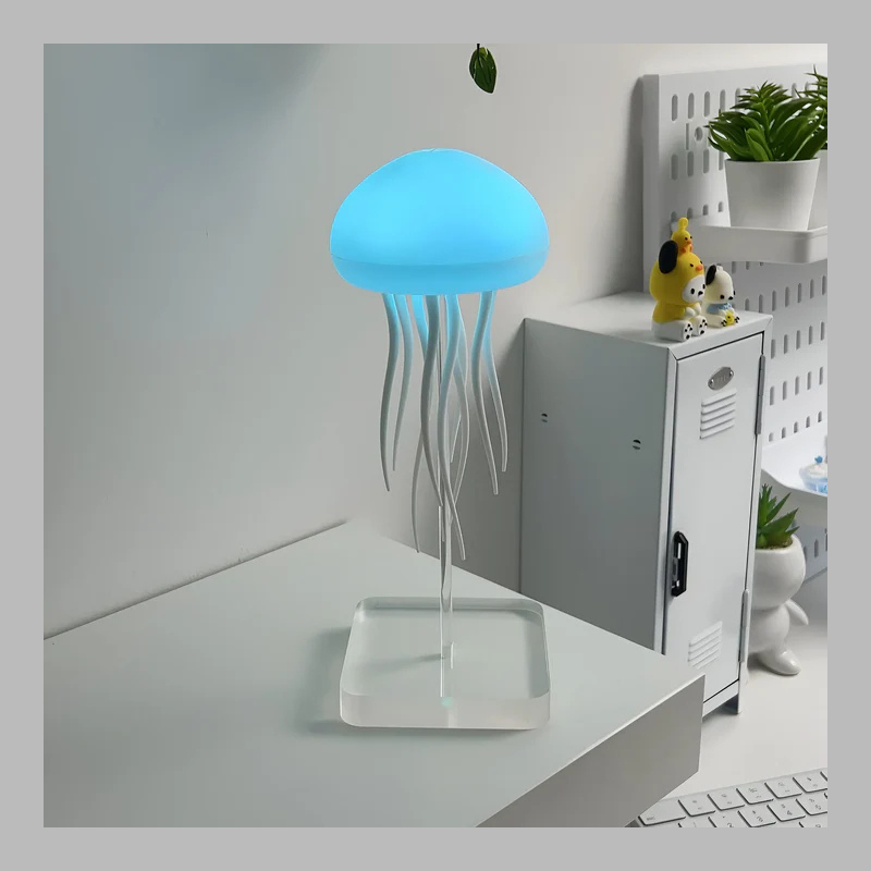 Lampe LED colorée et intelligente en forme de méduse – Lumière d'ambiance dansante fascinante