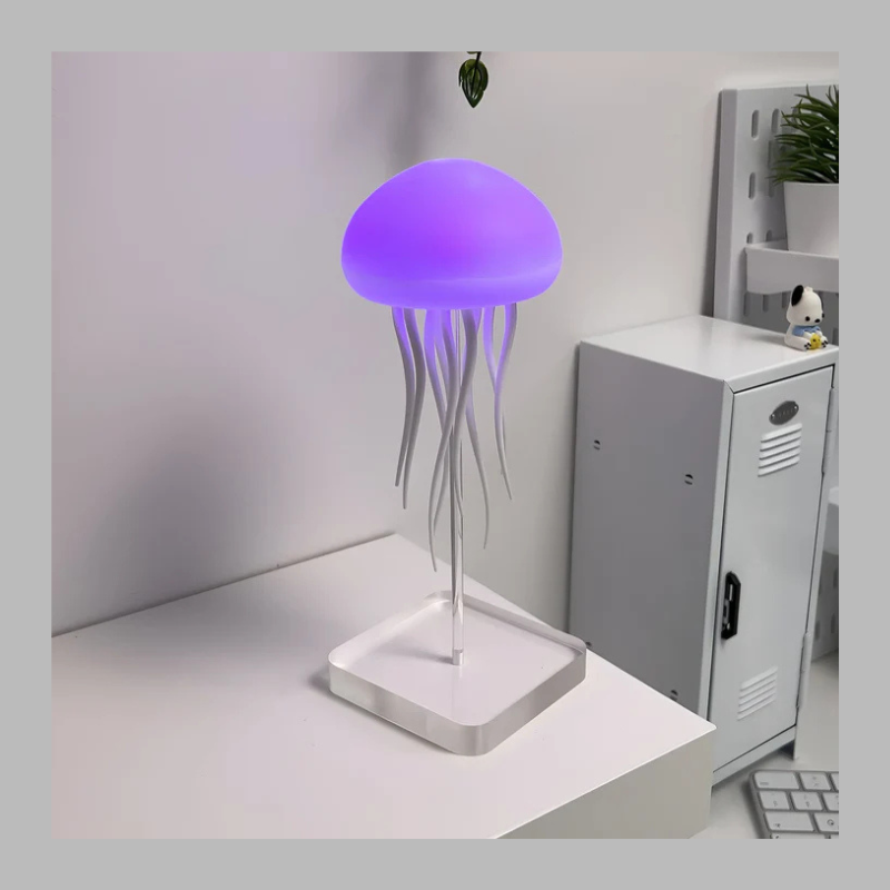 Lampe LED colorée et intelligente en forme de méduse – Lumière d'ambiance dansante fascinante